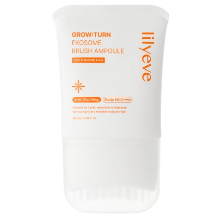 lilyeve - Grow:Turn Exosome Brush Ampoule - Posilující ampulka na vlasy a pokožku hlavy - 100 ml