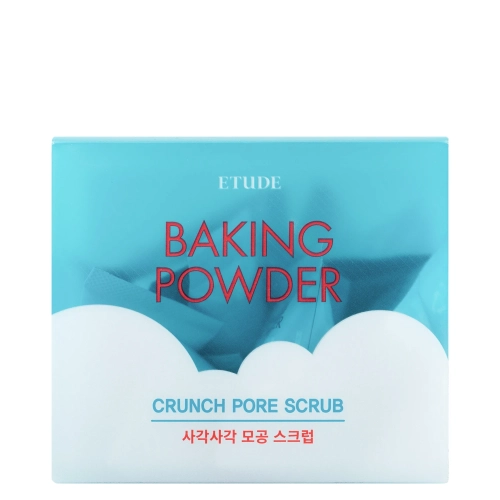 Etude House - Baking Powder Crunch Pore Scrub - Jemnozrnný peeling čistící póry (sáčky) - 7 g x 24 ks