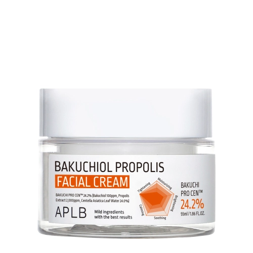 APLB -  Bakuchiol Propolis Facial Cream - Zpevňující krém na obličej - 55 ml