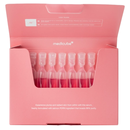 Medicube - PDRN Pink One Day Serum - Jednodenní hydratační sérum s kolagenem a PDRN - 10 ks x 1,5 ml