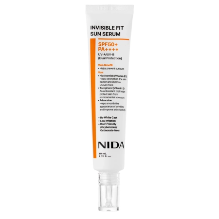 NIDA - Invisible Fit Sun Serum - Sérum na obličej s SPF - 40 ml