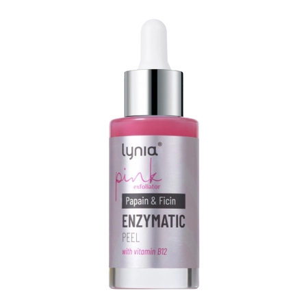 Lynia - Enzymatický peeling na obličej s papainem, ficinem a vitamínem B12 - 30 ml