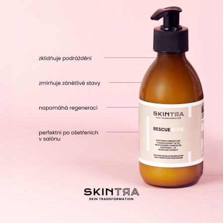 SkinTra - Rescue Bliss - Balzám po depilaci a kosmetických procedurách na obličej a tělo - 200 ml 