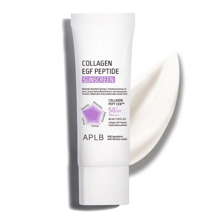 APLB - Collagen EGF Peptide Sunscreen SPF50+ PA++++ - Hydratační krém na obličej s filtrem - 40 ml