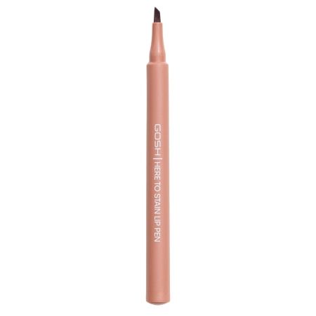 GOSH - Here To Stain Lip Pen - Dlouhotrvající konturovací tužka na rty ve formě fixu - 004 Mocha Stain - 1 ml