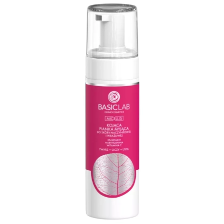 BasicLab - Micellis - Zklidňující čisticí pěna pro citlivou a kuperózní pleť - 150 ml