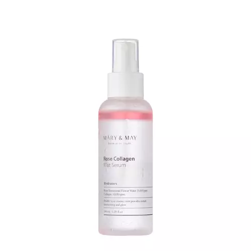 Mary&May - Rose Collagen Mist Serum - Dvoufázové sérum ve spreji - 100 ml