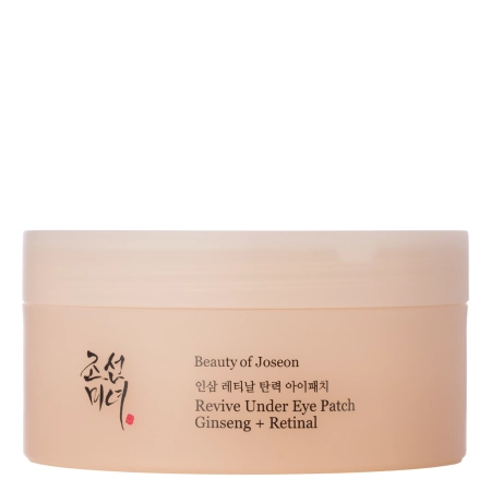 Beauty of Joseon - Revive Under Eye Patch Ginseng + Retinal - Zpevňující hydrogelové náplasti pod oči - 60ks / 93g