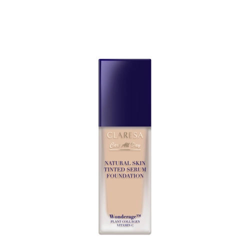 Claresa - Natural Skin Tinted Serum Foundation - Make-up- sérum s přirozeným finišem - 1W Light Warm - 32 ml