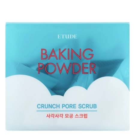 Etude House - Baking Powder Crunch Pore Scrub - Jemnozrnný peeling čistící póry (sáčky) - 7 g x 24 ks