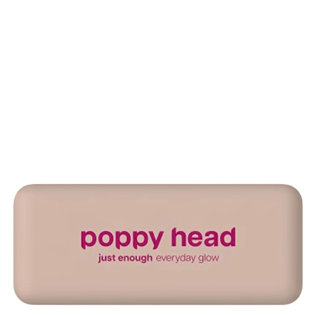 Poppy Head - Just Enough Everyday Glow Eyeshadow Palette - Paletka třpytivých očních stínů - 01 Shine Agenda - 4,8 g