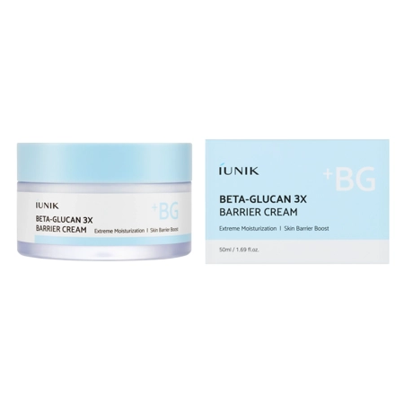 iUnik - Beta Glukan 3X Barrier Cream - Hydratační krém na obličej - 50 ml 