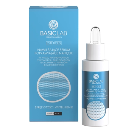 BasicLab - Pružnost a Vyplnění - Hydratační sérum pro zpevnění pleti - 30 ml