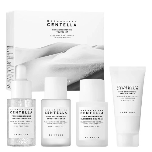 SKIN1004 - Madagascar Tone Brightening Travel Kit - Cestovní sada rozjasňujících přípravků pro péči o pleť