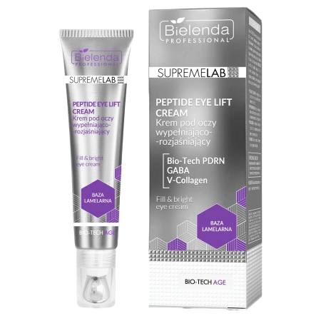 Bielenda Professional - Supremelab - Bio-Tech Age - Peptide Eye Lift Cream - Vyplňující a rozjasňující oční krém - 15 ml