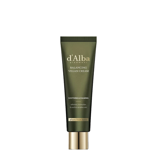d'Alba - Mild Skin Balancing Vegan Cream - Hydratační a zklidňující krém na obličej - 55 ml