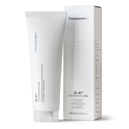 Transparent Lab - ZI-K Cica Repairing Gel - Regenerační gel na obličej a tělo - 100 ml