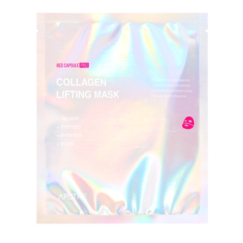 APOTHE - Red Capsule Pro-Collagen Lifting Mask - Zpevňující hydrogelová maska - 1ks/34g