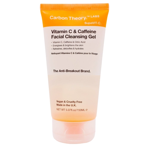Carbon Theory - SupaVIT-C Vitamin C & Caffeine Cleansing Wash - Čistící gel na obličej s vitaminem C a kofeinem - 150 ml