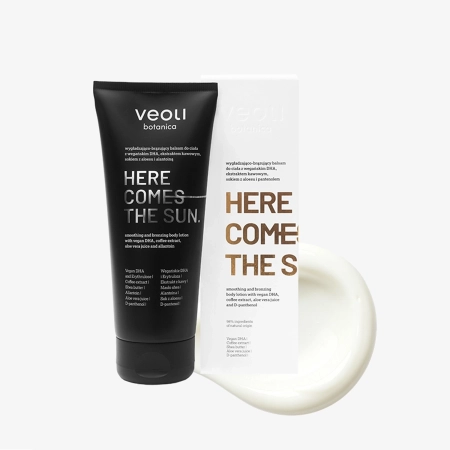 Veoli Botanica - Here Comes The Sun - Vyhlazující a bronzující tělové mléko - 200 ml