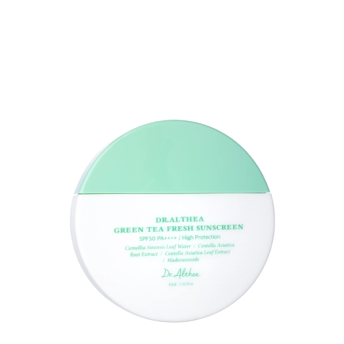 Dr. Althea - Green Tea Fresh Sunscreen SPF50+ PA++++ - Zklidňující opalovací krém - 45 ml