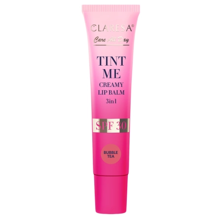 Claresa - Tint Me Creamy Lip Balm 3in1 SPF 30 - Tónovací balzám na rty s SPF 30 - Bubbletea - 12 ml