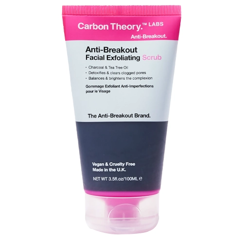 Carbon Theory - Anti-Breakout Breakout Facial Exfoliating Scrub - Peeling pro problematickou pleť - 100 ml