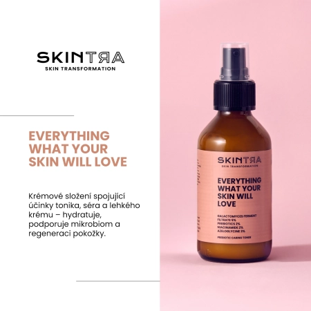  SkinTra - Everything What Your Skin Will Love - Prebiotické pečující tonikum  - 100 ml