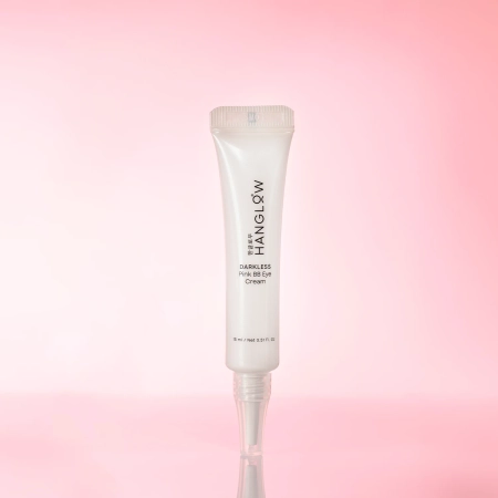 HanGlow - Darkless - Pink BB Eye Cream - Krém-Korektor pod oči - 15 ml
