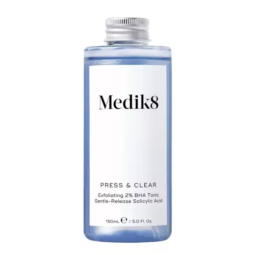 Medik8 - Press&Clear Exfoliating 2% BHA Toner - Exfoliační tonikum s kyselinou salicylovou - 150 ml - Refill