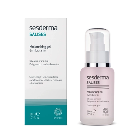 Sesderma - Salises - Moisturizing Gel - Gel pro mastnou a aknózní pleť - 50 ml
