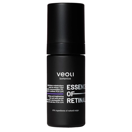 Veoli Botanica - Essence of Retinal - Zpevňující a rozjasňující sérum na obličej a krk s Retinalem 0,06 % - 30 ml