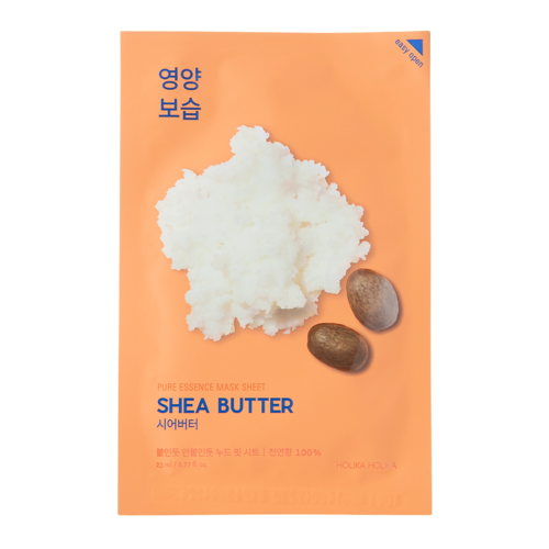 Holika Holika - Pure Essence Mask Sheet - Shea Butter - Plátýnková maska s bambuckým máslem - 23 ml