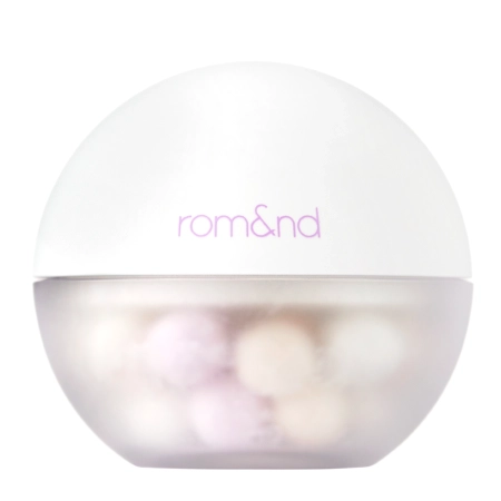 Rom&nd - Sheer Powder Pearls - Rozjasňující perly na obličej - 01 Gleamy Veil - 15 g