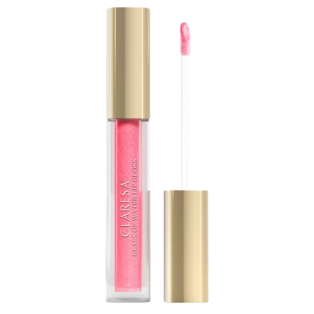 Claresa - Glass Of Water Lip Gloss - Lesk na rty s efektem skleněné hladiny - Pink Tonic - 03 - 2 g