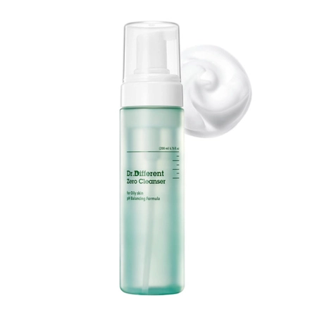 Dr.Different - Zero Cleanser for Oily Skin - Hypoalergenní pěna na čištění obličeje - 200 ml
