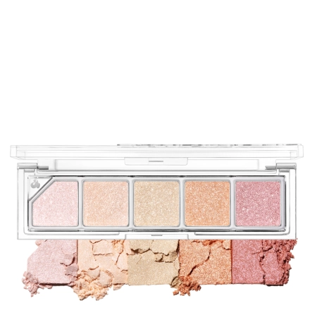 Unleashia - Mood Shower Face Palette - Paletka očních stínů - NO.100 Ballerina - 4 g