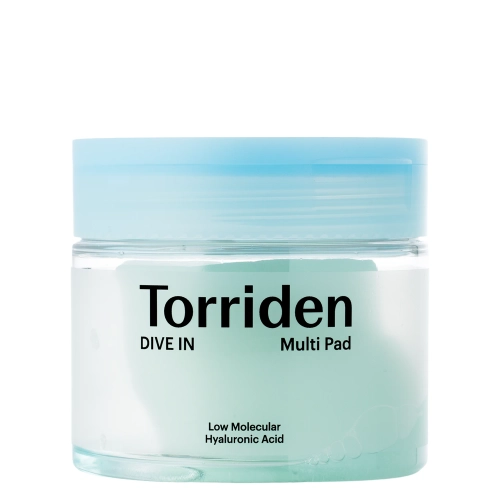 Torriden - Dive-In - Low Molecule Hyaluronic Acid Multi Pad - Hydratační pleťové tampony - 80 ks / 145 ml