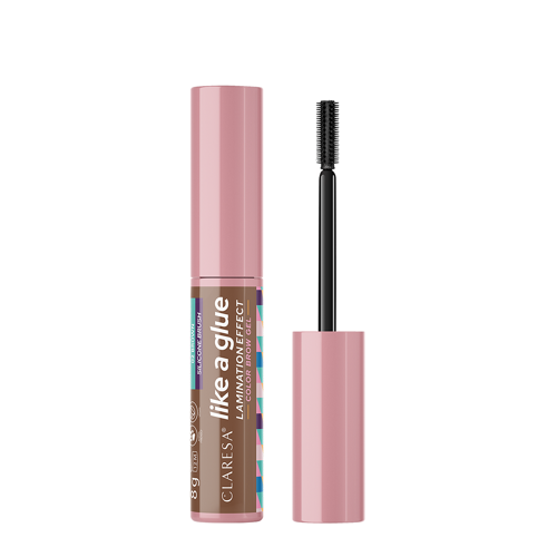 Claresa - Like a Glue - Gel na obočí - 02 Brown - 8 g