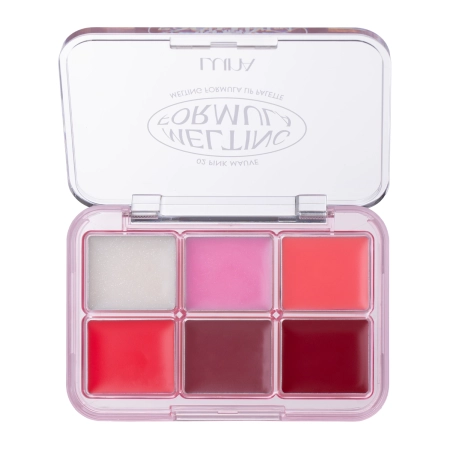 LUNA - Melting Formula Lip Palette - Paleta lesků na rty - 02 Pink Mauve - 10,2 g