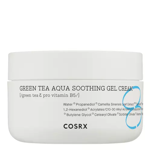 COSRX - Hydrium Green Tea Aqua Soothing Gel Cream - Zklidňující krém s extraktem ze zeleného čaje - 50 ml
