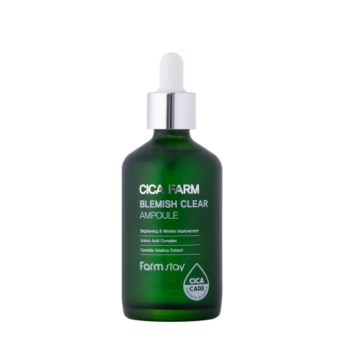 Farmstay - Cica Farm Blemish Clear Ampoule - Hydratační a zklidňující ampulka na obličej - 100 ml