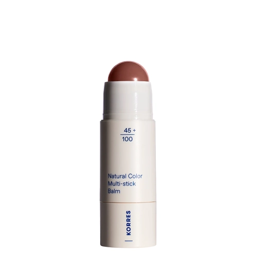 Korres - Natural Color Multi-Stick Balm - Tyčinka na rty a tváře - 32 Muted Brown - 4,5 g