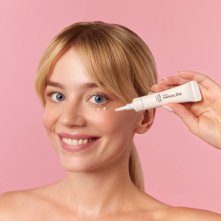 HanGlow - Darkless - Pink BB Eye Cream - Krém-Korektor pod oči - 15 ml