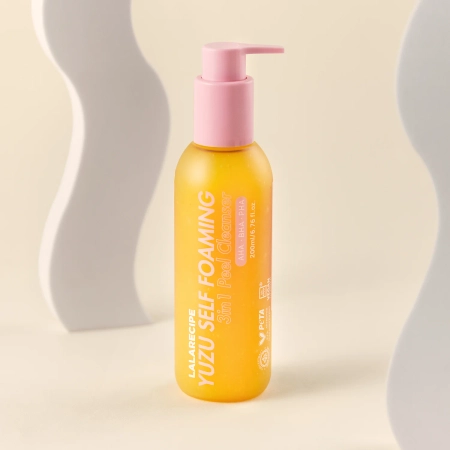 LalaRecipe - Yuzu Self Foaming 3in1 Cleanser - Čisticí pěna na obličej s extraktem z Yuzu - 200 ml