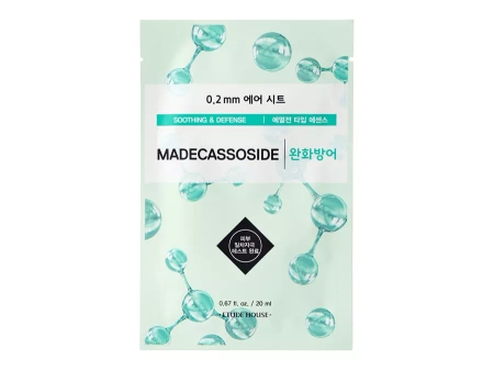 Etude House - 0.2mm Therapy Air Mask - Madecassoside - Zklidňující a ochranná plátýnková maska - 20 ml