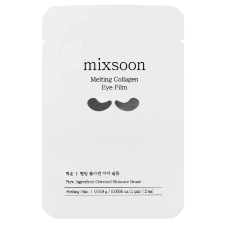 Mixsoon - Melting Collagen Eye Film - Rozpustné kolagenové náplasti pod oči - 5 párů