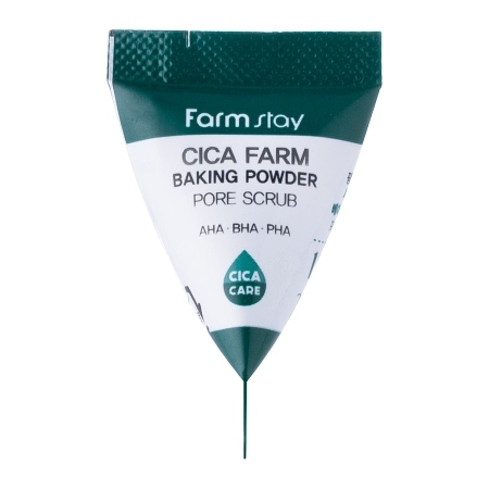Farmstay - Cica Farm Baking Powder Pore Scrub - Čisticí pudr na obličej s pupečníkem asijským - 7 ml