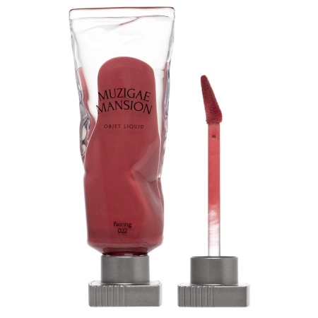 Muzigae Mansion - Objet Liquid - Dlouhotrvající rtěnka - #022 Pairing - 6 g