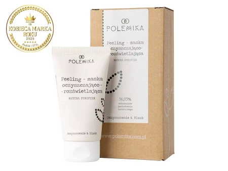 Polemika - Matcha Purifier - Rozjasňující čisticí peelingová maska  - 75 ml 